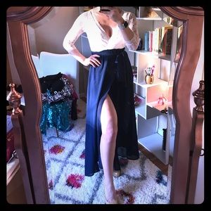 Maxi Dress with Lace